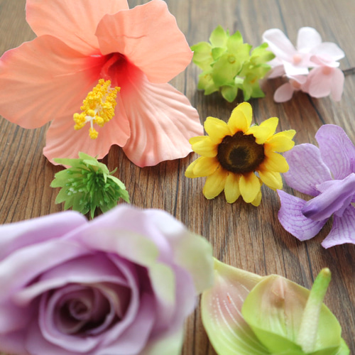 プルメリア　オーダーページ ヘアピン チャーム ハンドメイド　ハイビスカス プルメリア オーダーページ ヘアピン チャーム ハンドメイド ハイビスカス