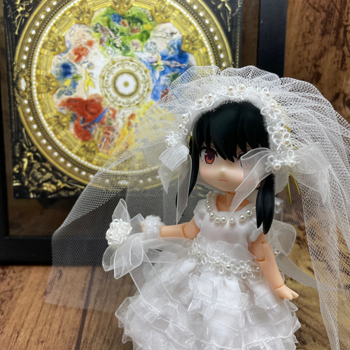 ねんどろいどどーるのウエディングドレス 生地 quinze 通販