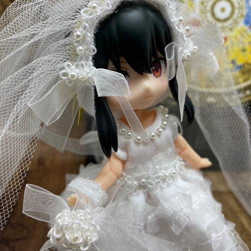 ねんどろいどどーるのウエディングドレス 生地 quinze 通販