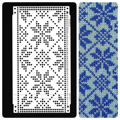 パンチカード【編み機用】 ブラザー/シルバー共用 ノルディック【026