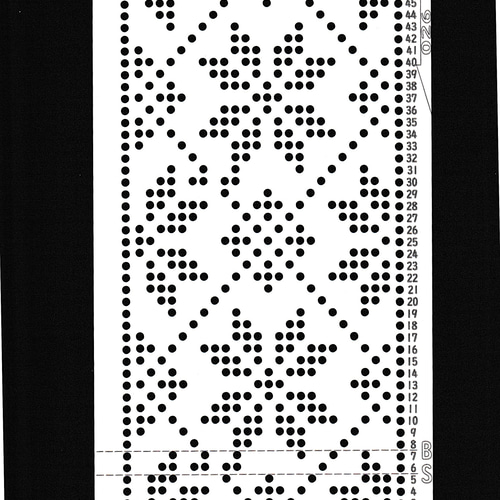 パンチカード【編み機用】 ブラザー/シルバー共用 ノルディック【026