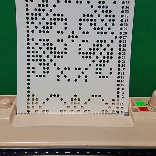 パンチカード【編み機用】 ブラザー/シルバー共用 オリエンタル【014