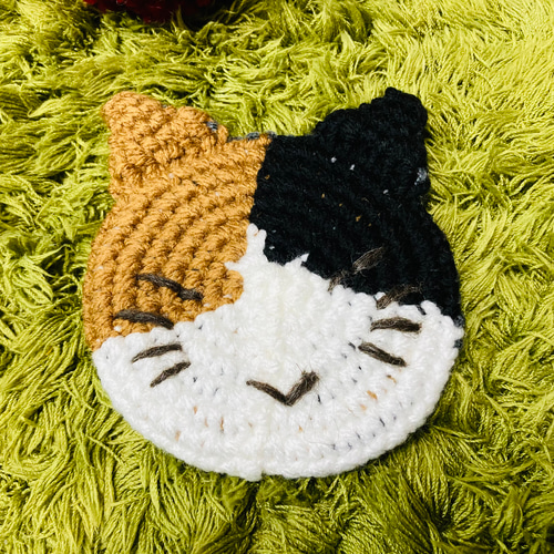 にゃんこースター コースター ネコ 三毛猫 Belle＆Sofa コースター 三毛猫 ミケネコ ねこ ネコ アニマル