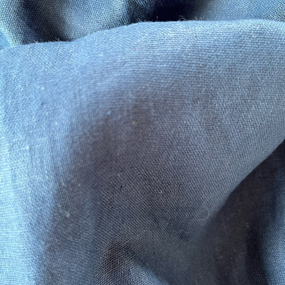 ミナペルホネン　ワッフルchouchoポッケ　明るい紺色　バルーンパンツ　リネンパンツ　L〜LL モンペパンツ 5枚目の画像