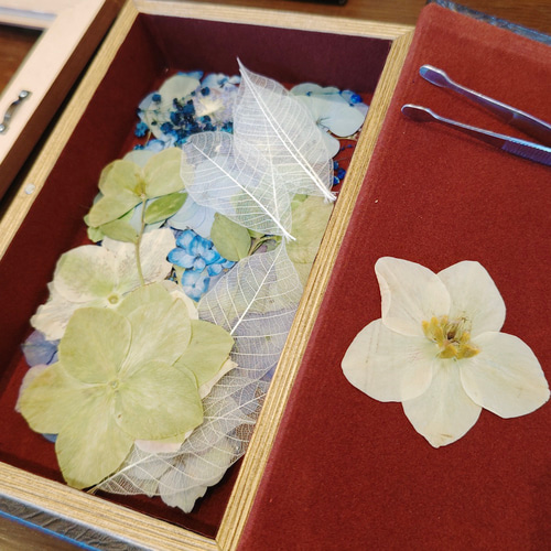 結婚証明書】ゲスト参加型 プレスフラワー結婚証明書Lサイズ（70名様