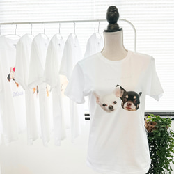 【お好きなお写真で作れる♪】オリジナル Tシャツ オリジナルグッズ ギフト プレゼント 愛犬グッズ うちの子グッズ 写真 3枚目の画像