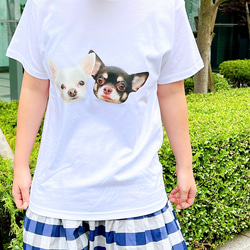 【お好きなお写真で作れる♪】オリジナル Tシャツ オリジナルグッズ ギフト プレゼント 愛犬グッズ うちの子グッズ 写真 7枚目の画像