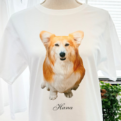 【お好きなお写真で作れる♪】オリジナル Tシャツ オリジナルグッズ ギフト プレゼント 愛犬グッズ うちの子グッズ 写真 5枚目の画像