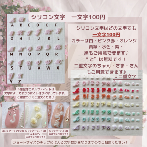 チップの種類変更無料!!】 ネイルチップ 推しネイル イニシャルネイル