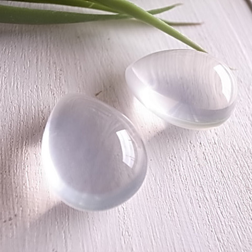 ②天然石 シンセティック ミルキークォーツ 注文 ②天然石