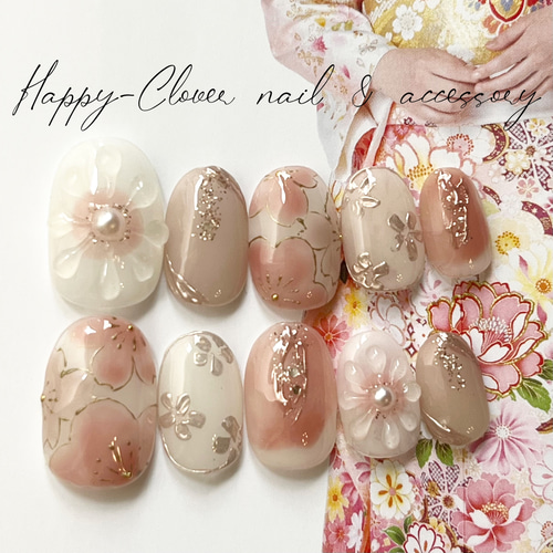 ■桜シール52枚■桜ネイル 春ネイル 和柄ネイル 和装ネイル 振袖 卒業式 □桜シール52枚□桜ネイル 春ネイル 和柄ネイル 和装ネイル 振袖