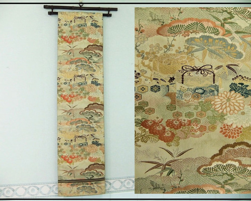 Fum様オーダー専用ページ　テーブルランナー高級正絹丸帯、袋帯リメイク Fum様オーダー専用ページ テーブルランナー高級正絹丸帯、袋帯リメイク