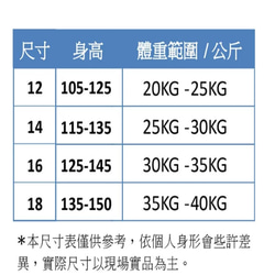 MIT 二件式防曬泳裝 男女童皆適穿 第7張的照片