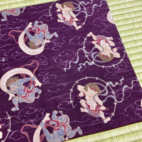 月姫 ランチョンマット 宝尽くし ランチョンマット 桜ピンク 47×21.5cm FOURGRACE