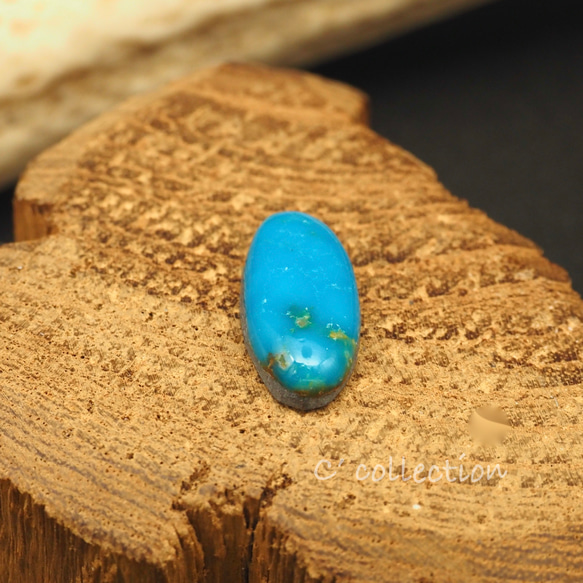 6,4ct Morenci Turquoise モレンシ ターコイズ MO-33 ルース 天然石 トルコ石 材料 4枚目の画像