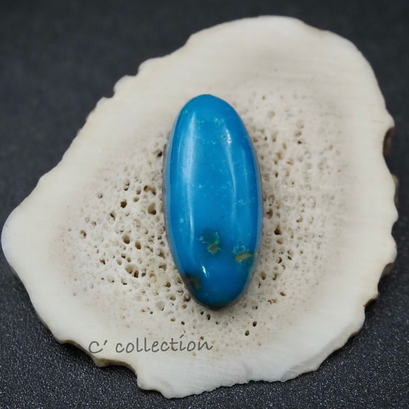 モレンシターコイズ 6,4ct Morenci Turquoise モレンシ ターコイズ MO-33 ルース 天然石