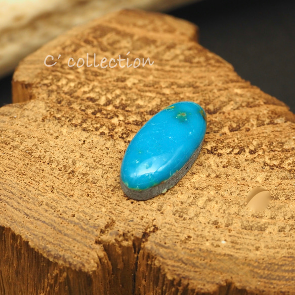 6,4ct Morenci Turquoise モレンシ ターコイズ MO-33 ルース 天然石 トルコ石 材料 2枚目の画像