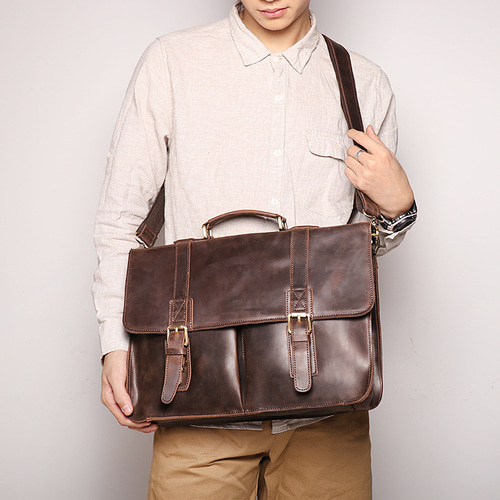 本革 ビジネスバッグ ハンド ブリーフケース メンズ レザー ショルダー