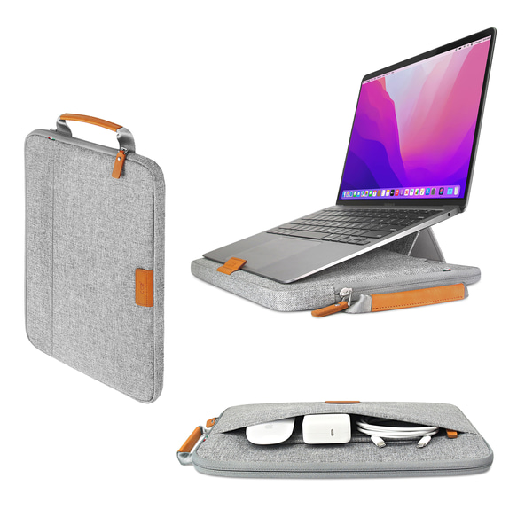 COZI - Stand Brief 16-支架電腦包 筆電包-適用16吋MacBook Pro/15.6吋超薄筆電 第2張的照片