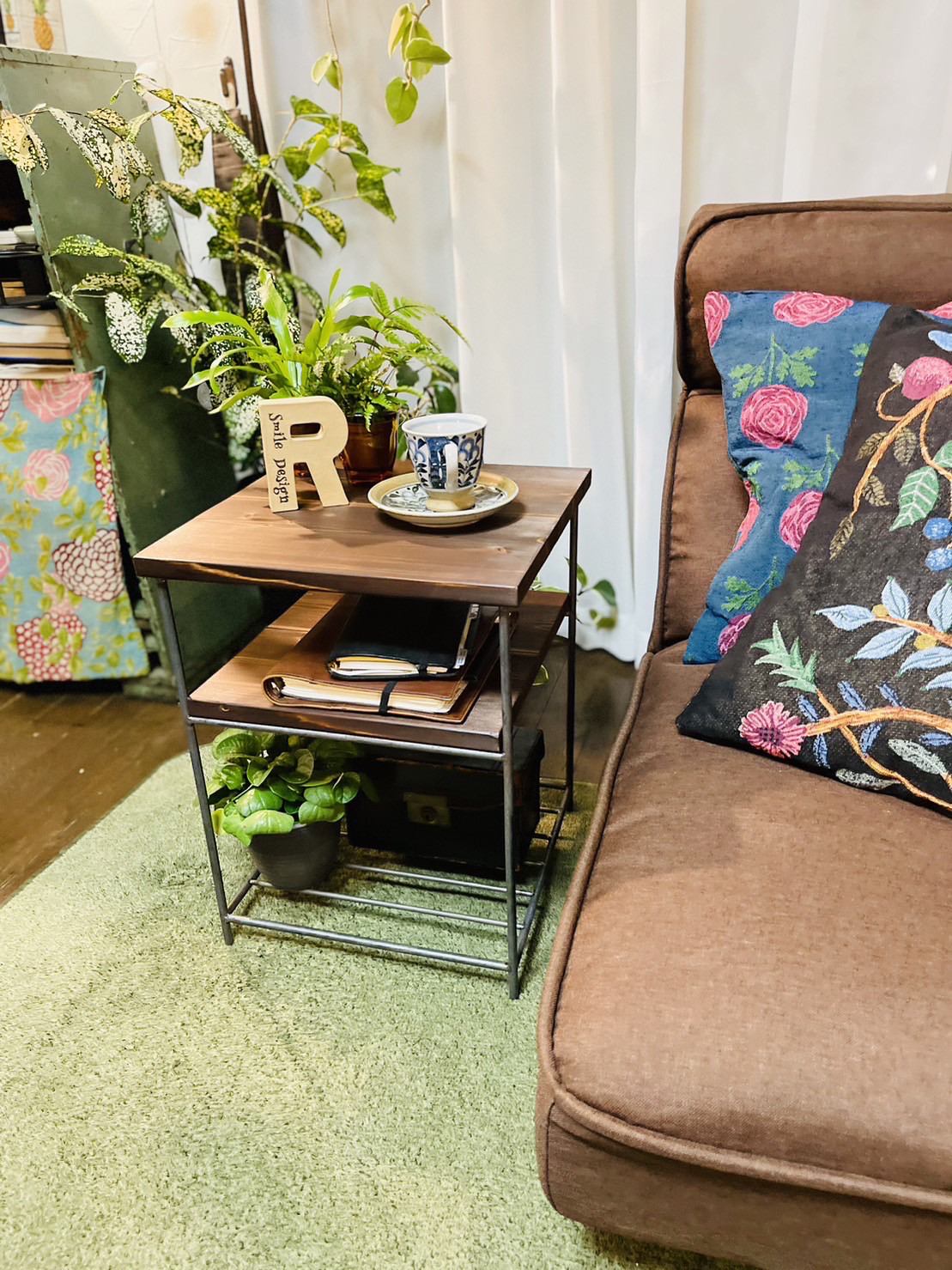 アイアン家具　棚　ラック　チェスト　シェルフ   男前家具　サイドテーブル