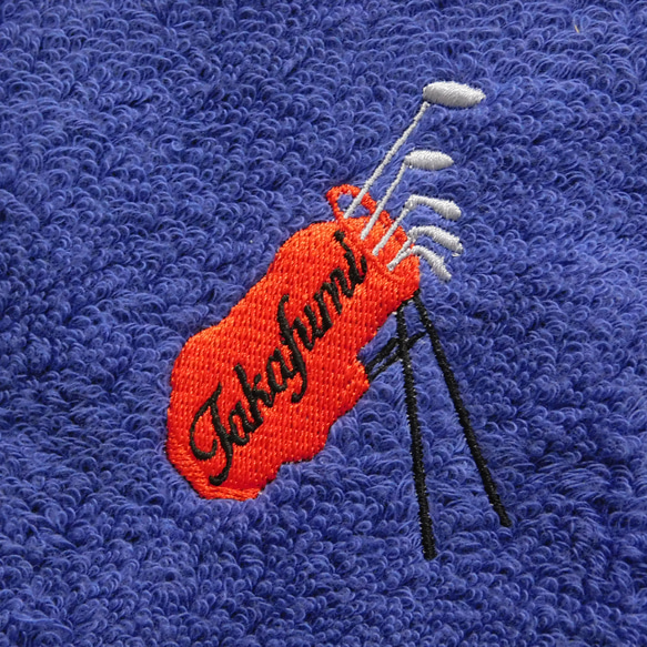 Golfをこよなく愛する方へ　お名前刺繍入り今治フェイスタオル 4枚目の画像