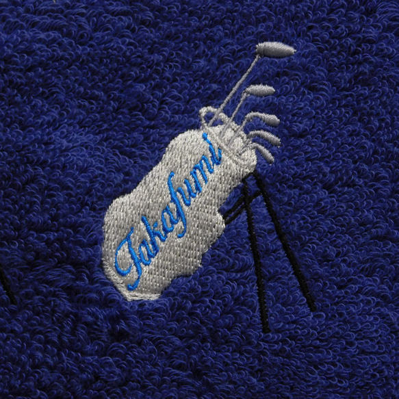 Golfをこよなく愛する方へ　お名前刺繍入り今治フェイスタオル 6枚目の画像