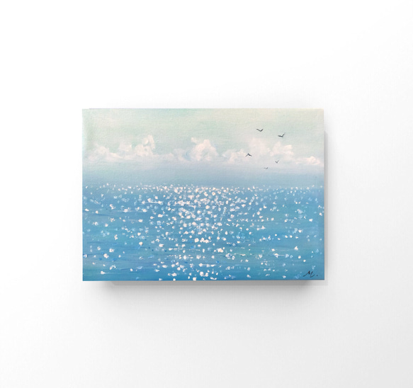 カラス 油絵 2点セット 原画 手描き オリジナル 油絵] 2時間10分で描くリアルなオーロラグラスのメイキング