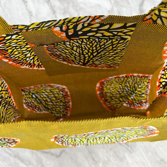 アフリカンプリント ミニバッグ バオバブ 3枚目の画像