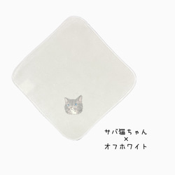 【1200円OFF/限定2名様】猫ちゃんのコットンキャップ・ハンカチ2枚セット〈プレゼントにもおすすめ〉 14枚目の画像