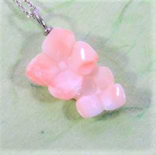 宝石珊瑚　さんご　ネックレス・ペンダント  アクセサリー・ジュエリ　cw－615