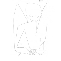 パウル・クレー 忘れっぽい天使 Forgetful angel アートポスター アブストラクト 絵画 名画 AP265 5枚目の画像