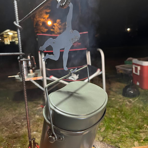 291) S字フック モンキー サル 猿 タイプ ランタンフック