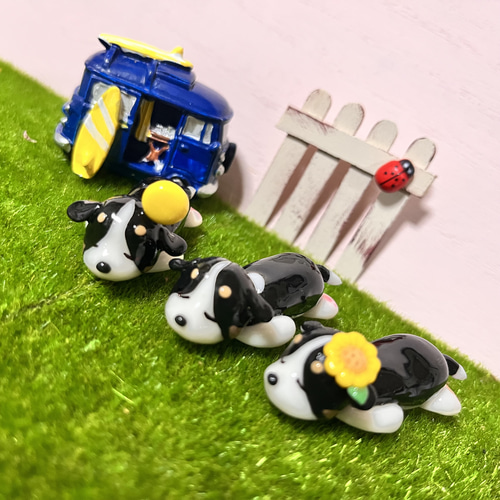 そのまま飾れる〜樹脂粘土レジン 粘土細工 粘土アート コーギー犬