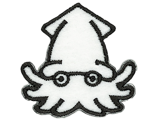 イカ】刺繍ステッカーワッペン ワッペン・アップリケ MONSTER PATCHES