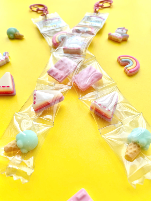 Unicorn sugar sweets5 packaged charm 4枚目の画像