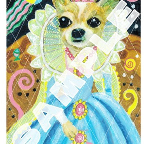 ファビュラス犬よりご機嫌ようvol.1チワワ」の絵（複製画） 絵画 