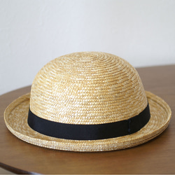 ルナ 麦わら セーラー帽子 子供用 ストローハット 帽子 50cm [UK-H010-SBK50] 1枚目の画像