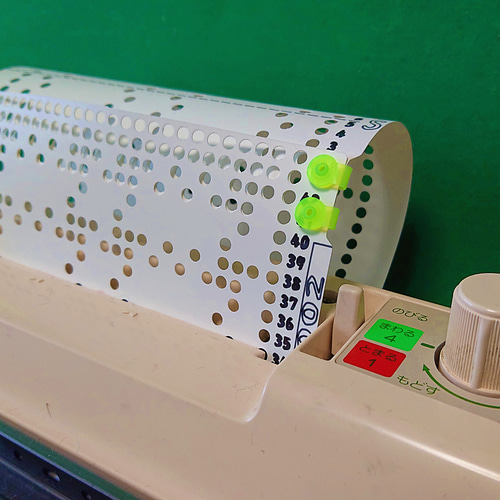 パンチカード【編み機用】 ブラザー/シルバー共用 チェック【002