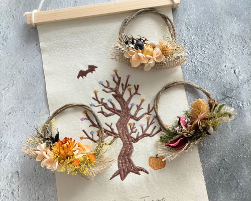 【おまとめ】ハロウィン　ミニリース☘ おまとめ】ハロウィンミニリース☘