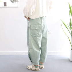 cotton chino squash pants (celadon) 7枚目の画像
