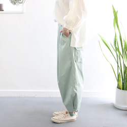 cotton chino squash pants (celadon) 6枚目の画像