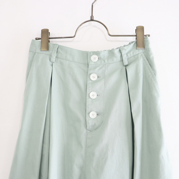 cotton chino squash pants (celadon) 3枚目の画像