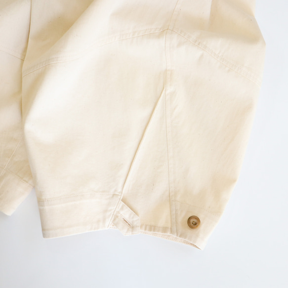 cotton chino squash pants (natural) 5枚目の画像