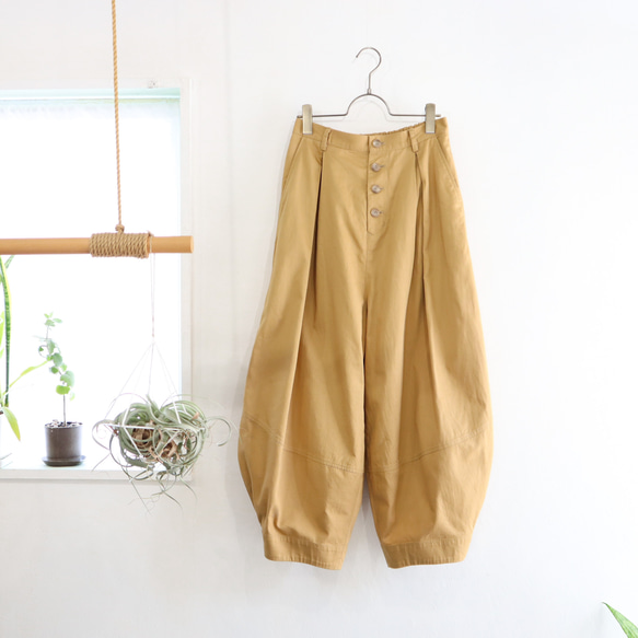 cotton chino squash pants (natural) 10枚目の画像