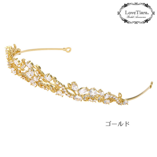 フローラルトレリスジルコニアティアラ RT-45|花嫁 結婚式 挙式 フローラルトレリスジルコニアティアラ RT-45|花嫁 結婚式 挙式