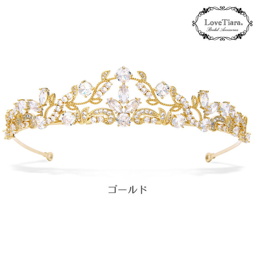 フローラルトレリスジルコニアティアラ RT-45|花嫁 結婚式 挙式 フローラルトレリスジルコニアティアラ RT-45|花嫁 結婚式 挙式