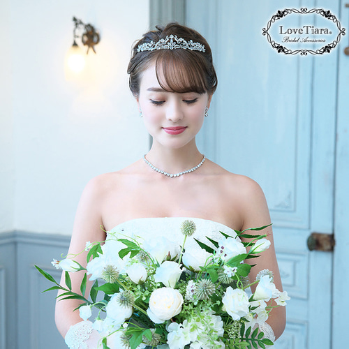 フローラルトレリスジルコニアティアラ RT-45|花嫁 結婚式 挙式