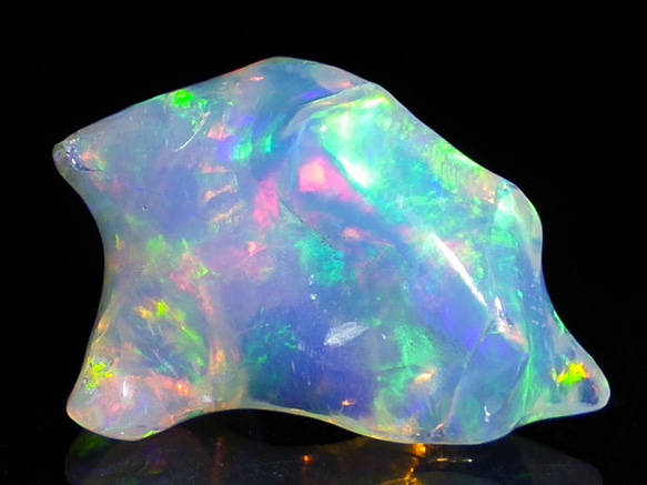 ☆エチオピアンオパール☆46ct/51cm☆1連ビーズ☆ラウンド
