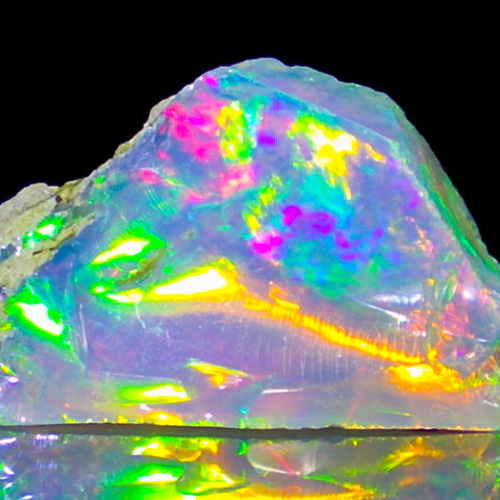 ☆ギラギラ遊色☆オパールの原石☆2.00ct/13.9mm☆天然石蛋白石 ☆ギラギラ遊色☆オパールの原石☆2.00ct/13.9mm☆天然石蛋白石