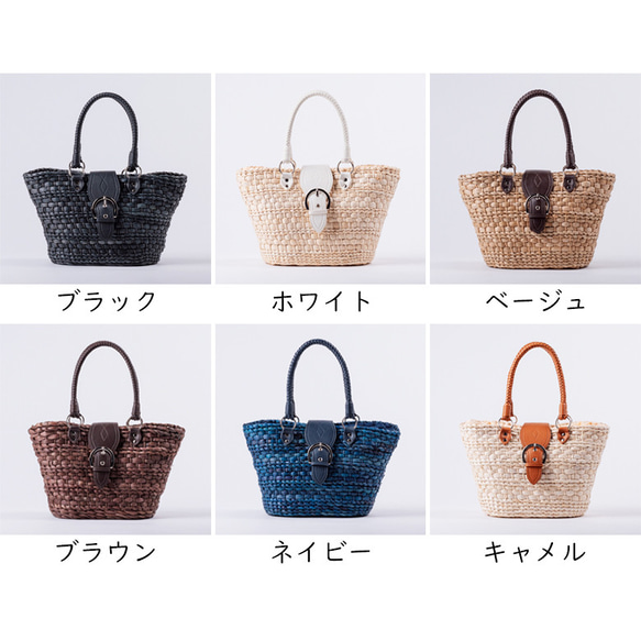 【在庫処分 50％OFF】かごバッグ 天然素材 大人かわいい カゴバック 巾着 トート 夏 ショルダー 207 17枚目の画像